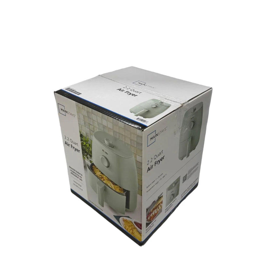 2.2 Qt Air Fryer, Arctic White - Automatic Shutoff